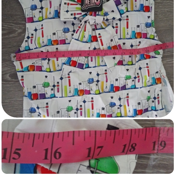 ONE LEFT! Retrolicious Science Teacher Blouse - Picture 8 of 8